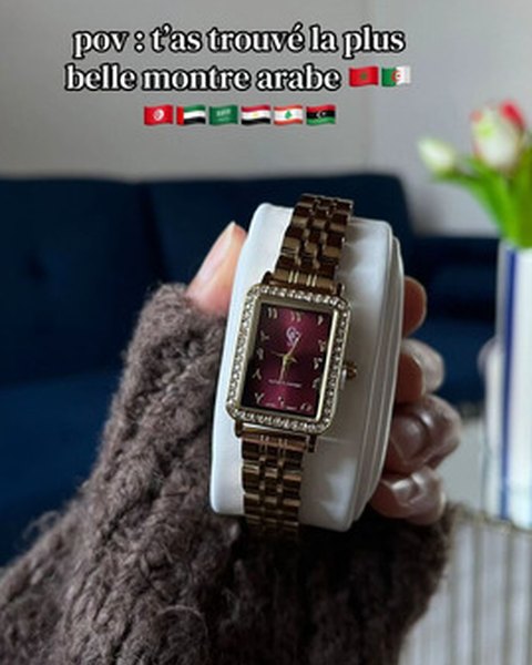 Montre orientale dorée