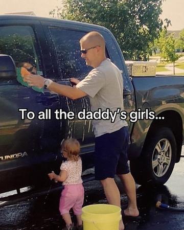 Matching dad and kid tees